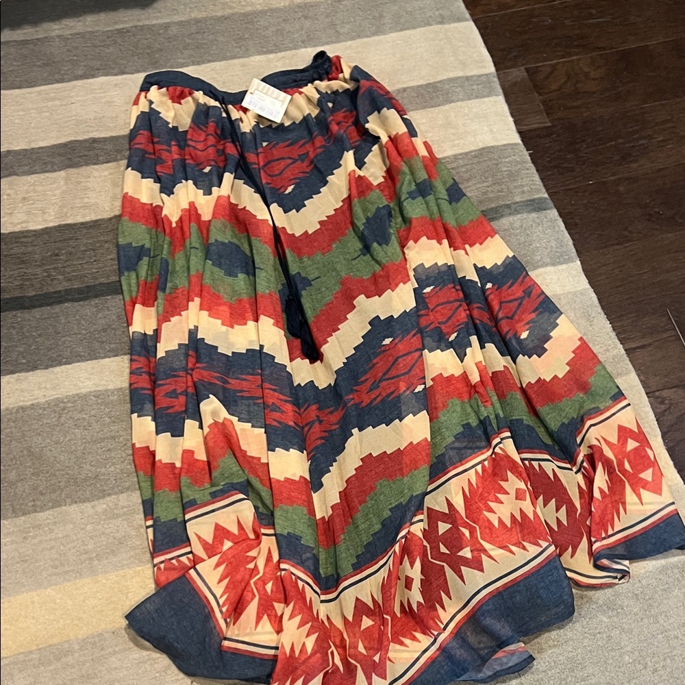 Tasha Polizzi Multicolor Maxi Skirt